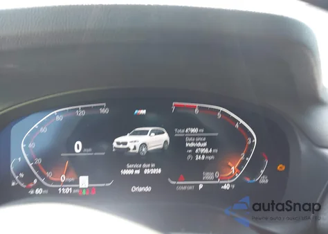 2022 BMW X3 xDrive30I из США, поврежденный, VIN 5UX53DP06N9K02837